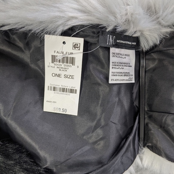 5x 👯♀️Host Pick⚡️ INC InternationalConcepts OmbreFauxFur Stole - Picture 5 of 6
